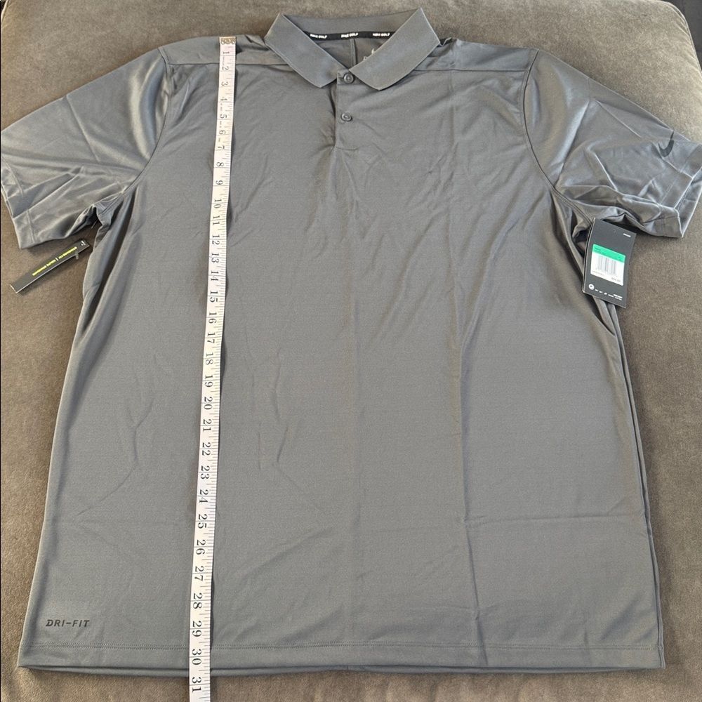 Nike Men’s Golf Polo Shirt Gray Short Sleeve Size XL Standard Fit 891881-021 NWT - Picture 9 of 13